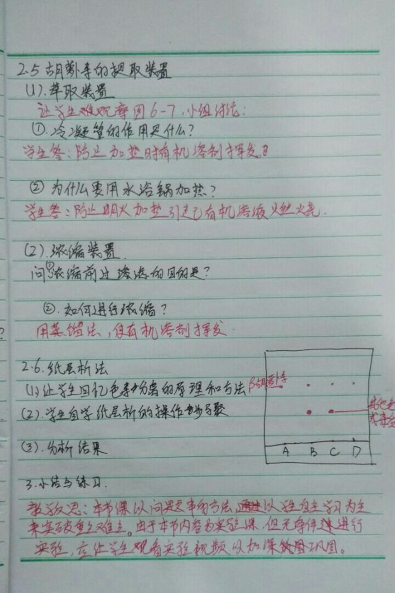 莫艳芳《胡萝卜素的提取》教案