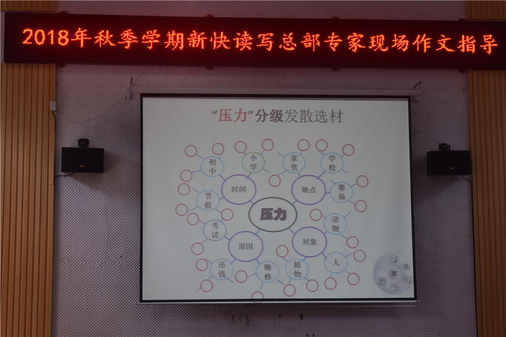 “新快读写”实验示范学校授牌仪式在钦州二中初中部举行