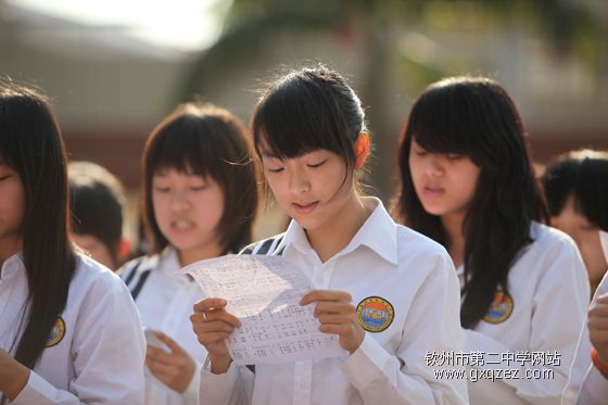 钦州二中2010年春季学期开学新气象